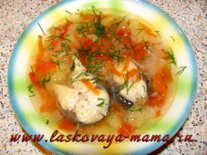 Рыбный суп из скумбрии в мультиварке