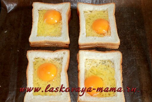 Бутерброды с яйцом 