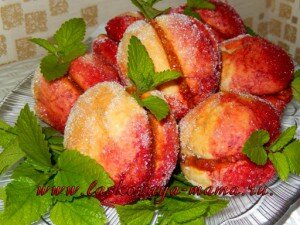 Печенье персики. Пошаговый рецепт с фото